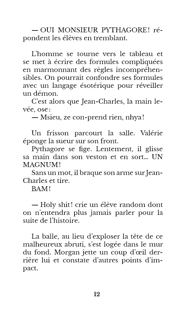 La secte sang bornes